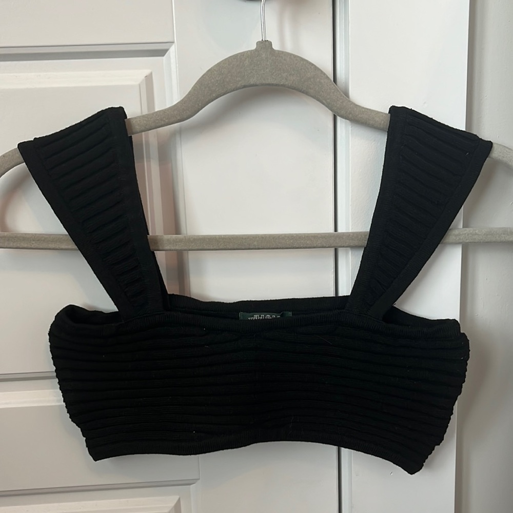 Target Black Crop Top